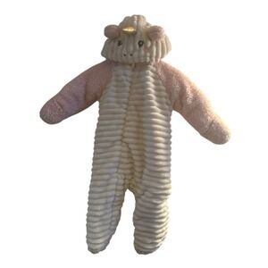Koalababy White Unicorn Plush 9-12  Months‎ Children Romper  Bunting Warm Lining